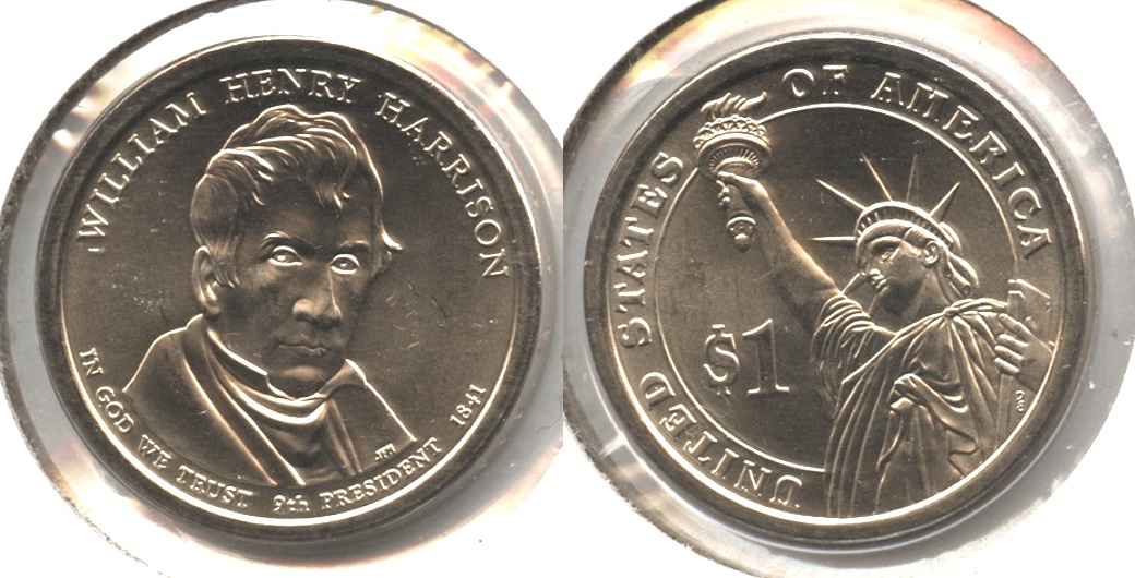 2009 William Henry Harrison Presidential Dollar Mint State