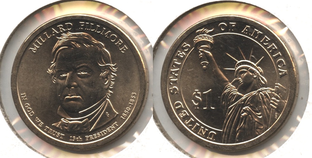 2010 Millard Fillmore Presidential Dollar Mint State