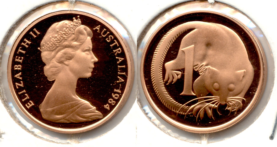 1984 Australia 1 Cent Proof