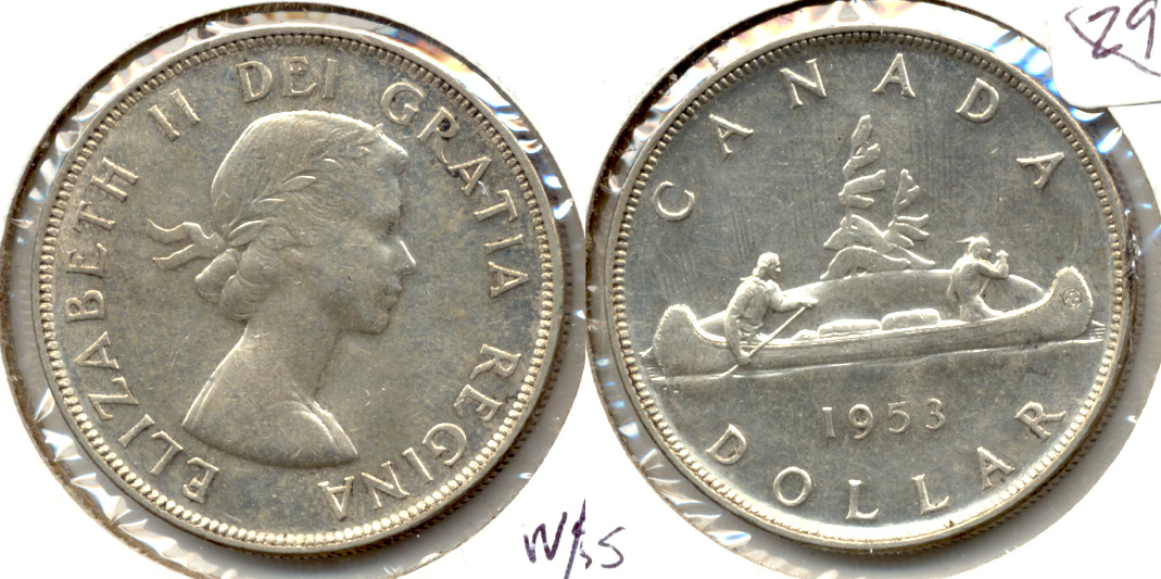 1953 SS Canada 1 Dollar MS-60