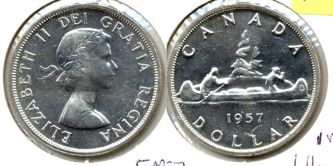 1957 1WL Canada 1 Dollar MS-63