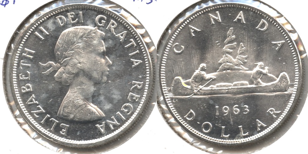 1963 Canada 1 Dollar MS-60