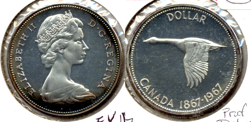 1967 Canada 1 Dollar Proof