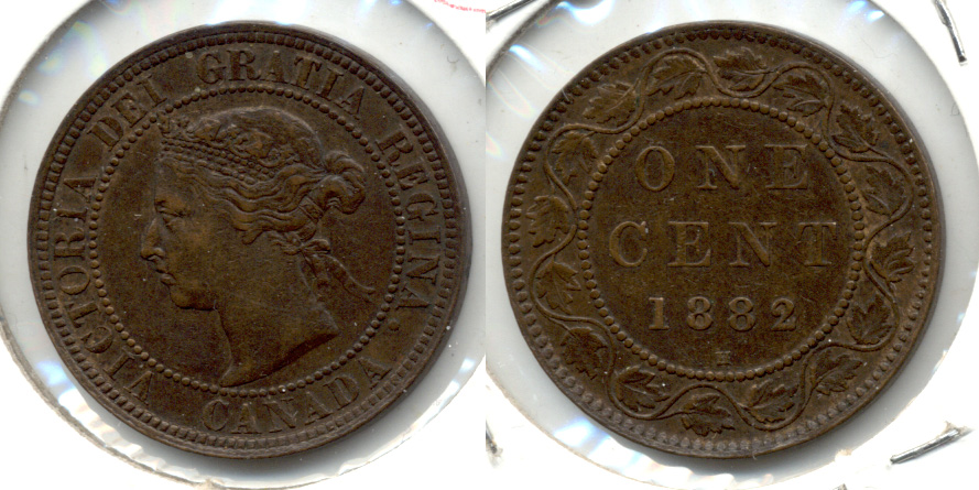 1882-H Canada 1 Cent EF-40 a