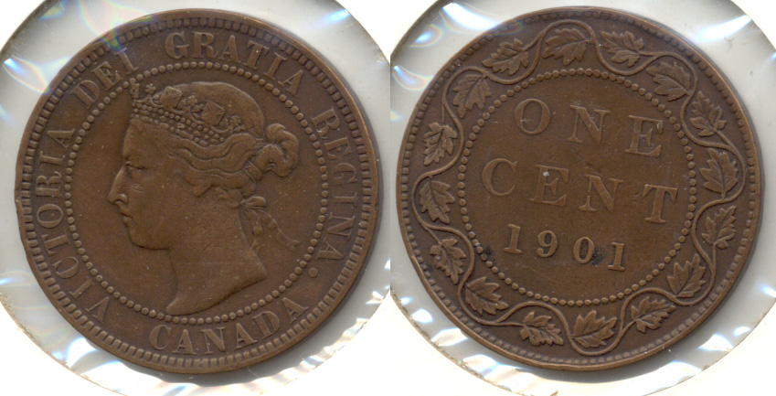 1901 Canada 1 Cent Fine-12 a