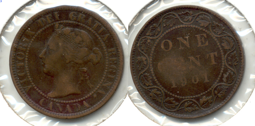 1901 Canada 1 Cent VG-8