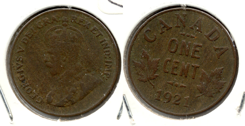1921 Canada 1 Cent Good-4