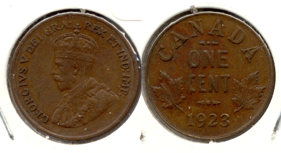 1923 Canada 1 Cent EF-40