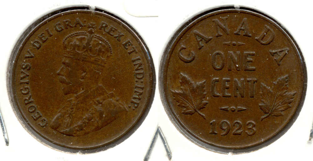 1923 Canada 1 Cent VF-20