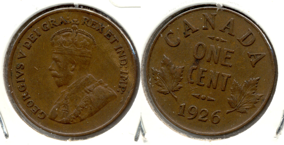 1926 Canada 1 Cent VF-20