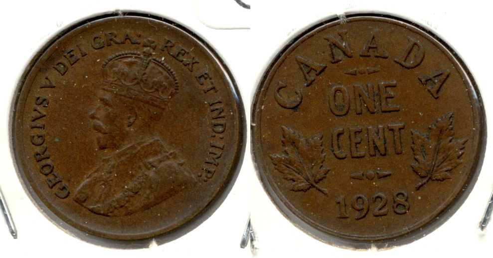 1928 Canada 1 Cent EF-40