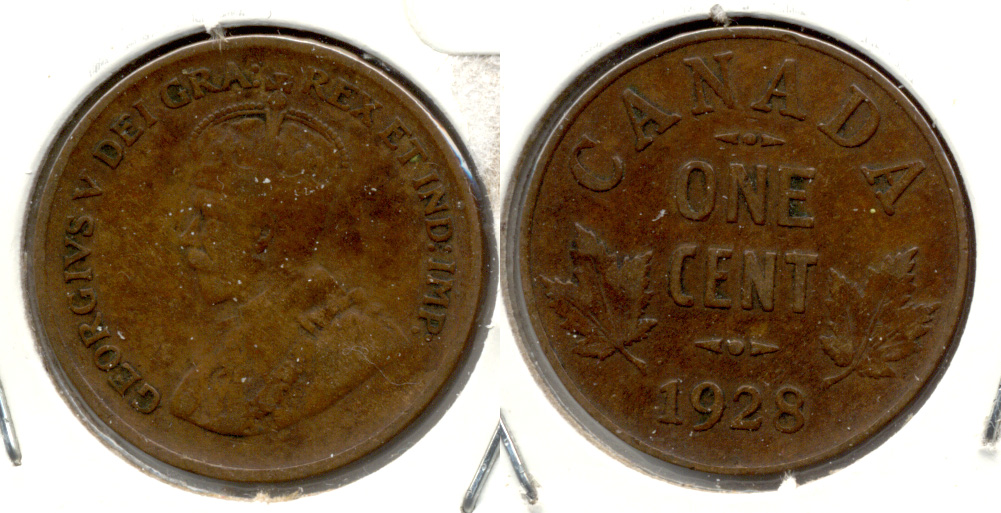 1928 Canada 1 Cent VG-8