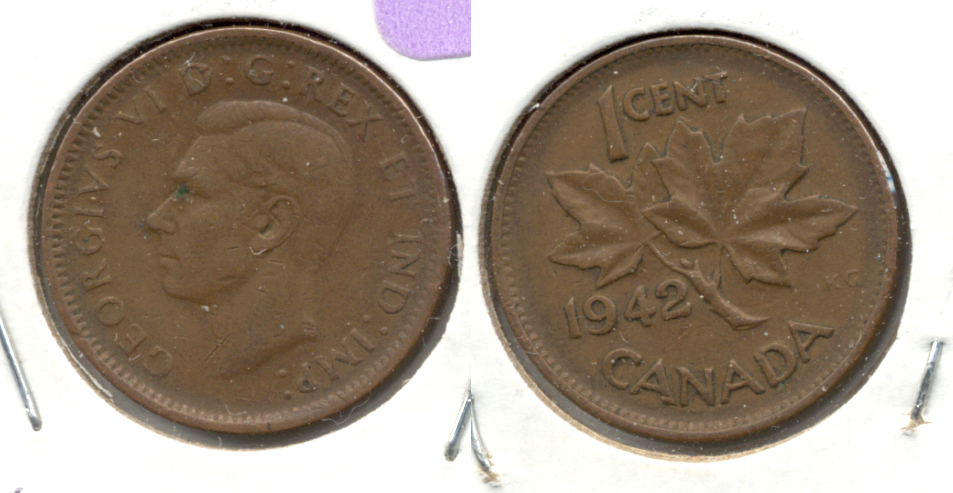1942 Canada 1 Cent Fine-12