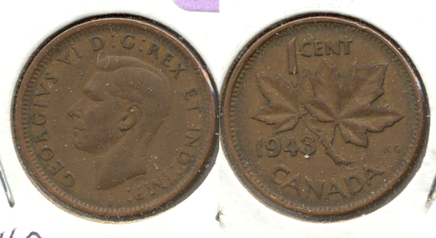 1943 Canada 1 Cent Fine-12