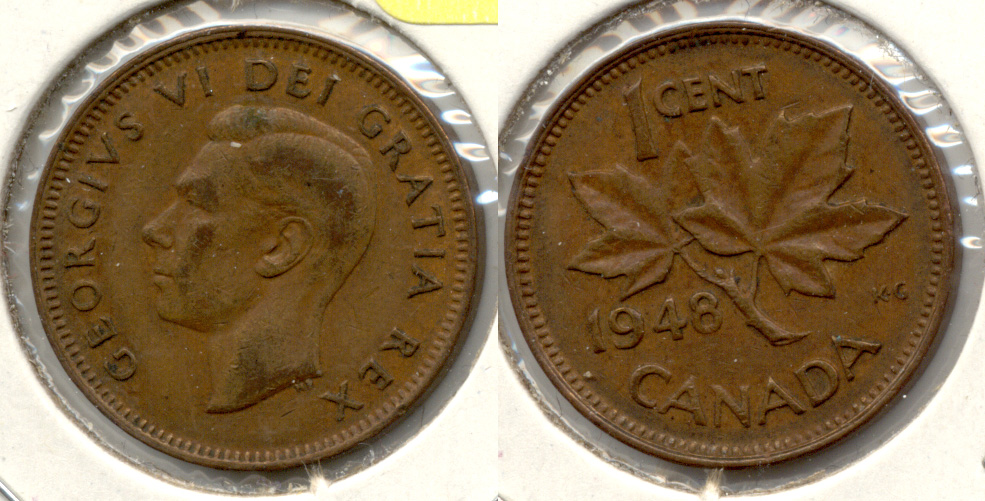 1948 Canada 1 Cent Fine-12