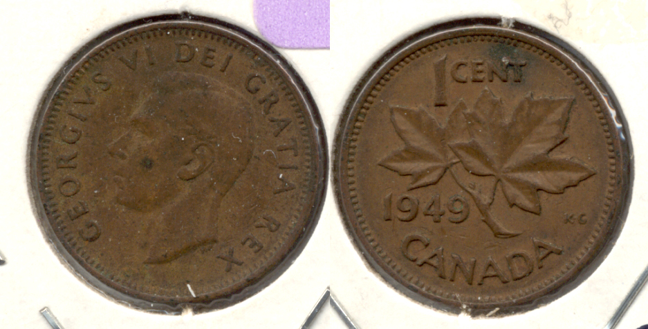 1949 Canada 1 Cent VG-8