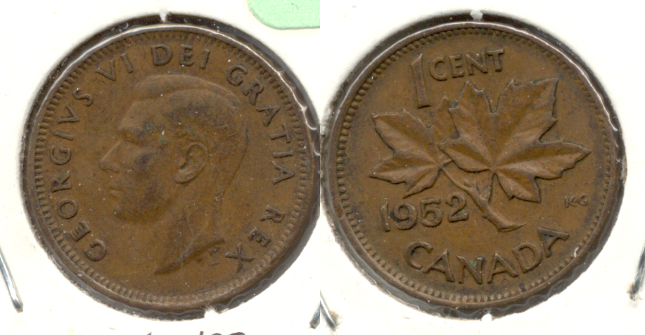 1952 Canada 1 Cent Fine-12