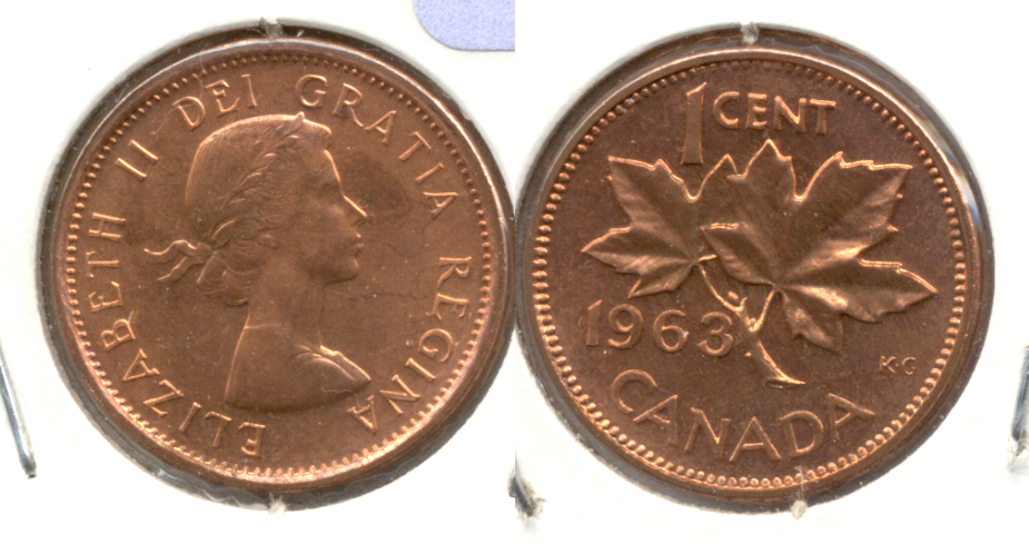 1963 Canada 1 Cent Prooflike