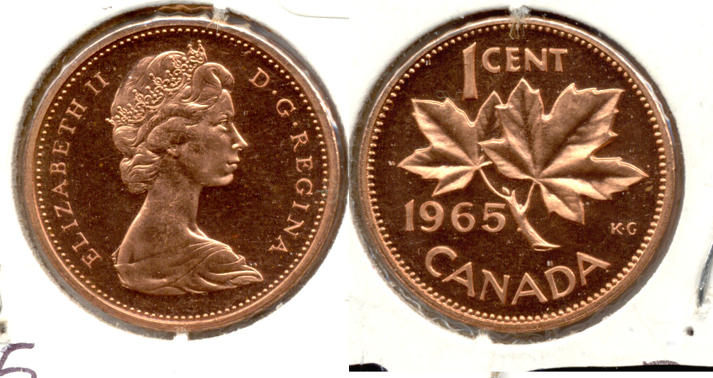 1965 Canada 1 Cent Prooflike