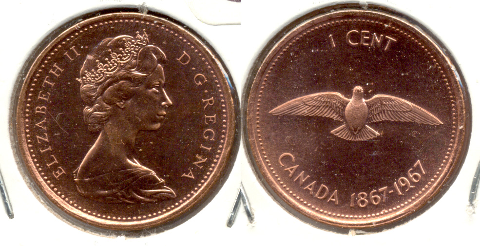 1967 Canada 1 Cent Prooflike