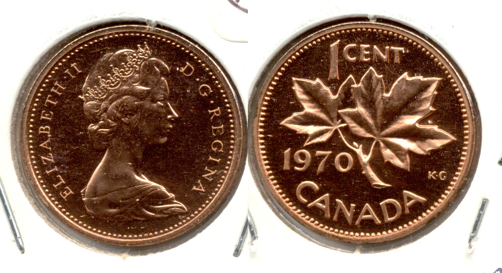 1970 Canada 1 Cent Prooflike