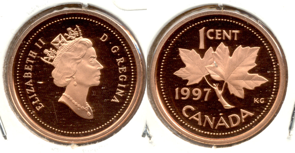 1997 Canada 1 Cent Proof