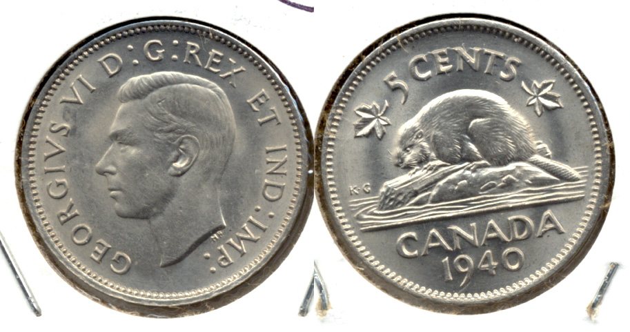 Canada Nickel 1940 MS-63