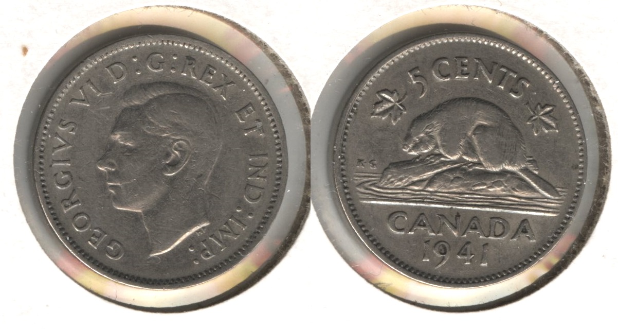 1941 Canada Nickel VF-20 #a