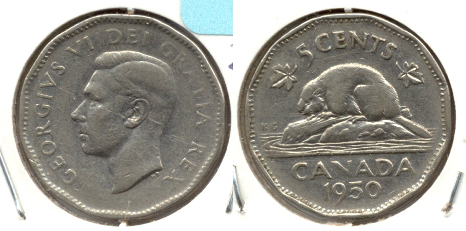 1950 Canada Nickel Fine-12