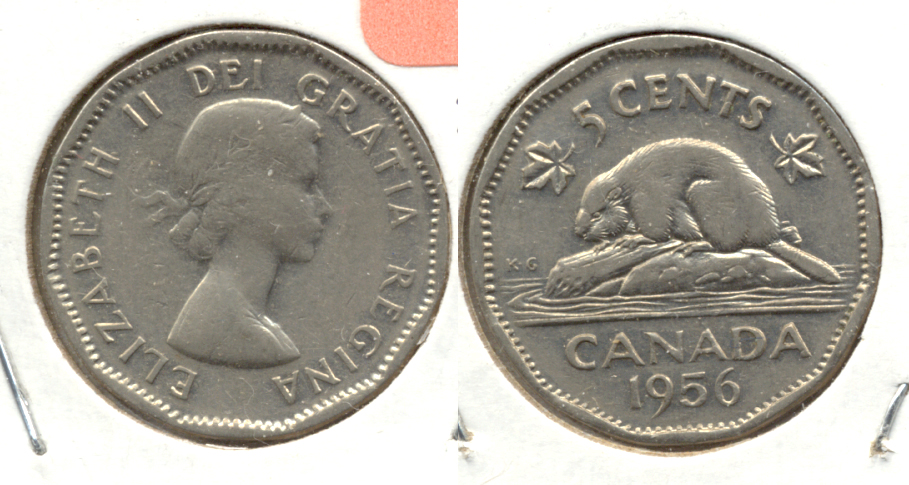 1956 Canada Nickel Fine-12