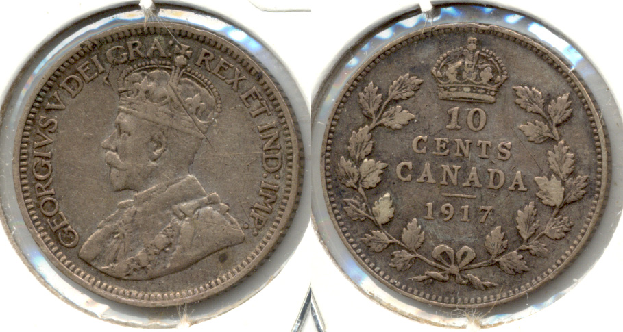 1917 Canada Dime Fine-12