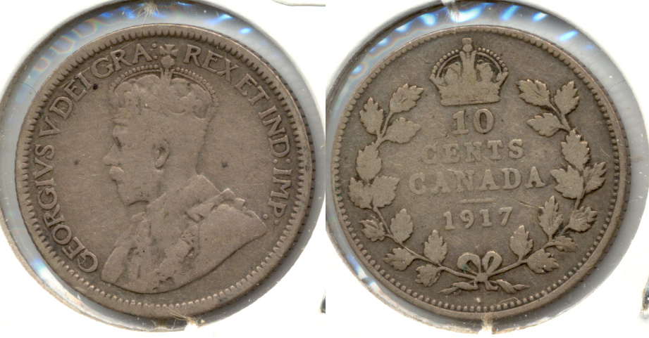 1917 Canada Dime VG-8