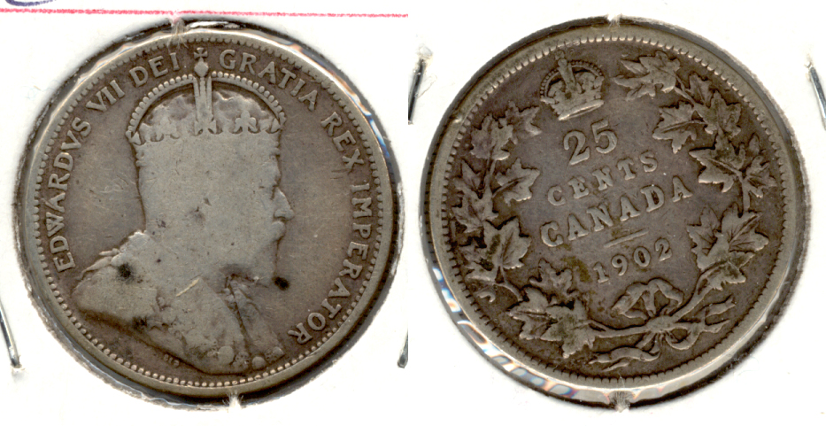 1902 Canada Quarter VG-8