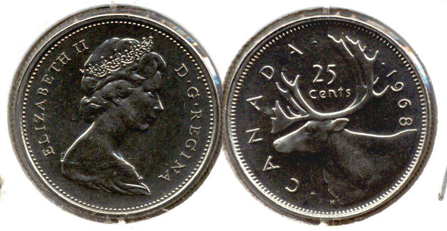 1968 Clad Canada Quarter Prooflike