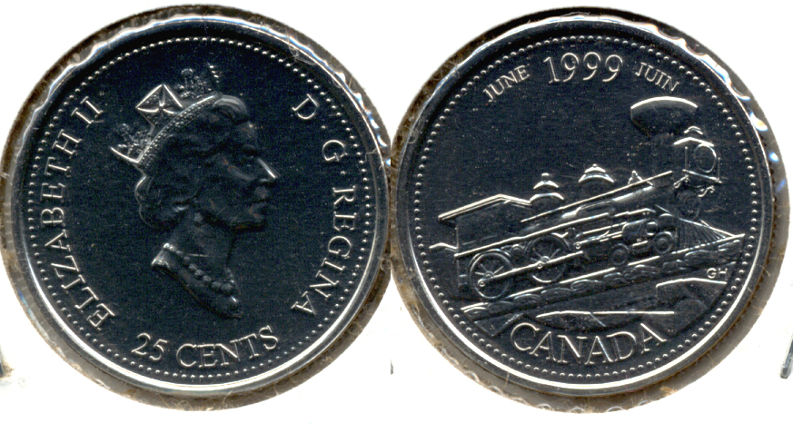 1999 June Canada Quarter Prooflike