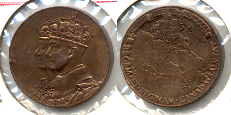 1939 Canada School Medal AU-50