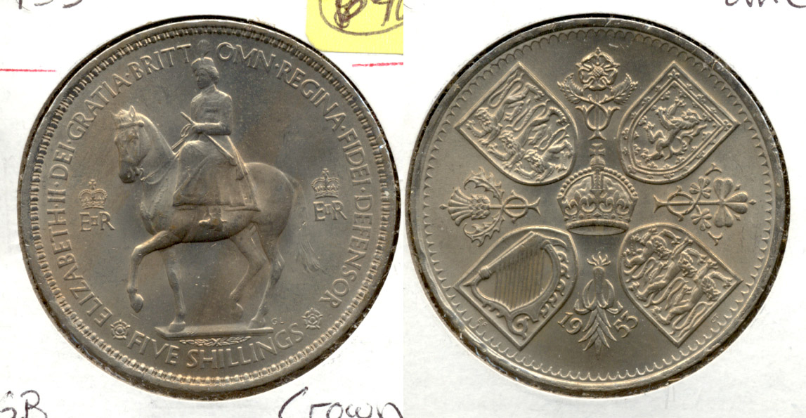 1953 Great Britain Crown MS-60