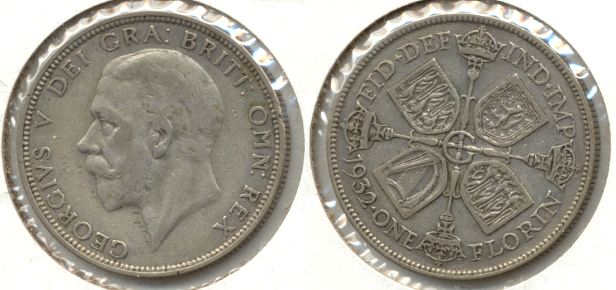 1932 Great Britain Florin VF-20