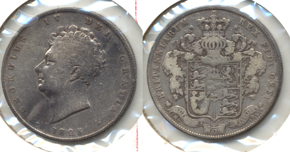 1825 Great Britain Half Crown Fine-15
