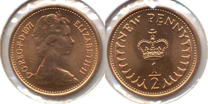 1971 Great Britain Half Penny MS
