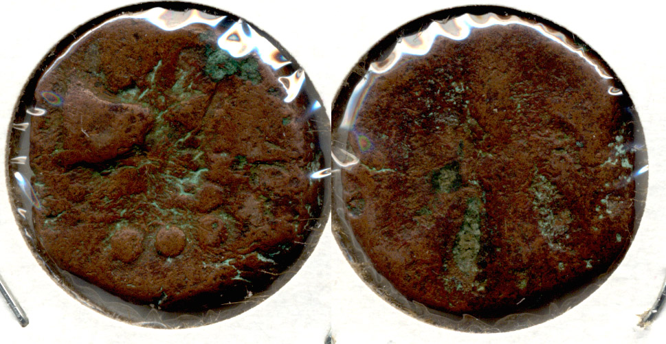 AD 143 - 180 India Kushan 1/4 Unit VG-8