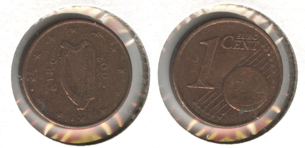 2002 Ireland 1 Euro Cent EF-40