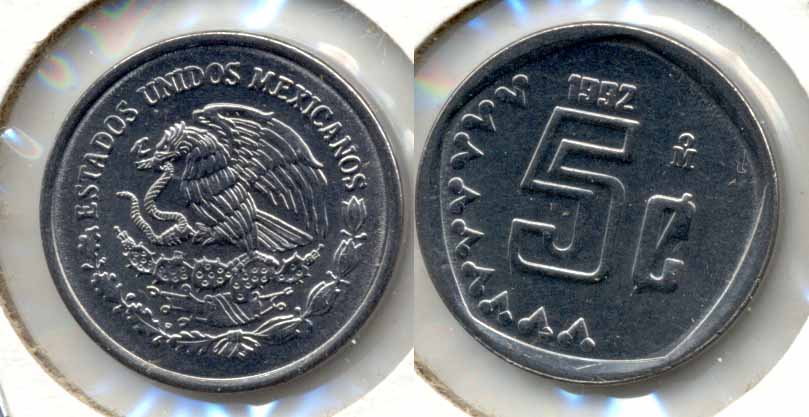 1992 Mexico 5 Centavos MS