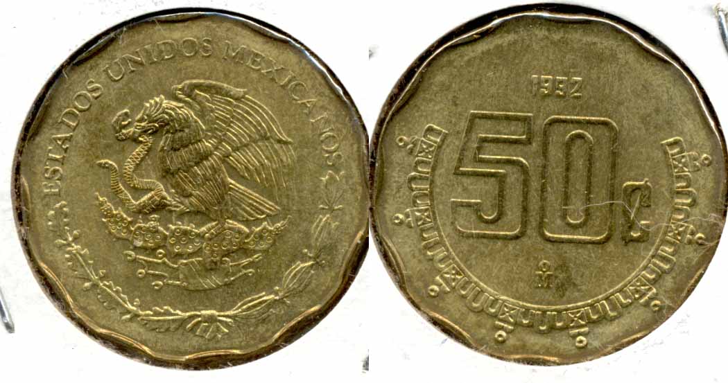 1992 Mexico 50 Centavos MS