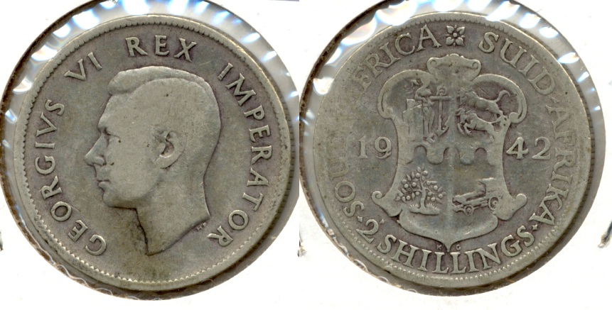 1942 South Africa Florin VG-8