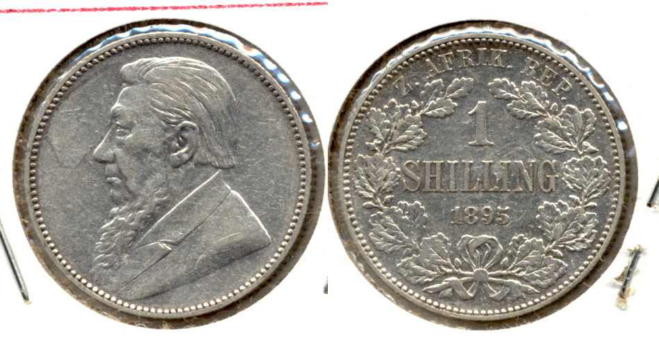 1895 South Africa 1 Shilling VF-20