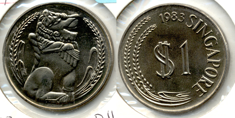 1983 Singapore $1 Dollar MS