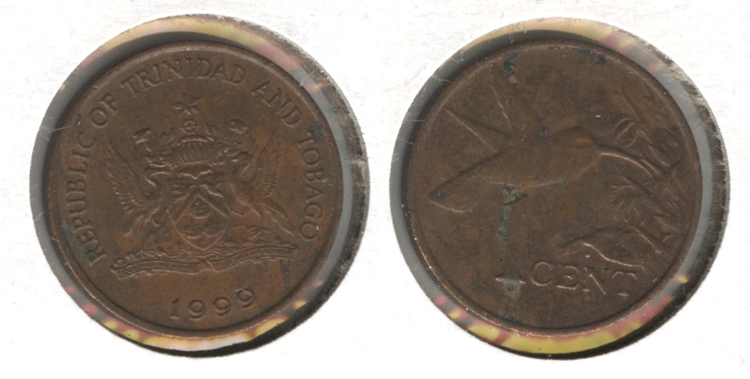 1999 Trinidad and Tobago 1 Cent EF-40