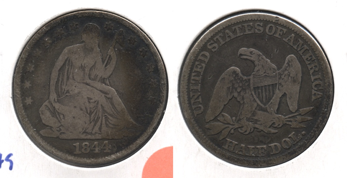 1844 Seated Liberty Half Dollar Good-6