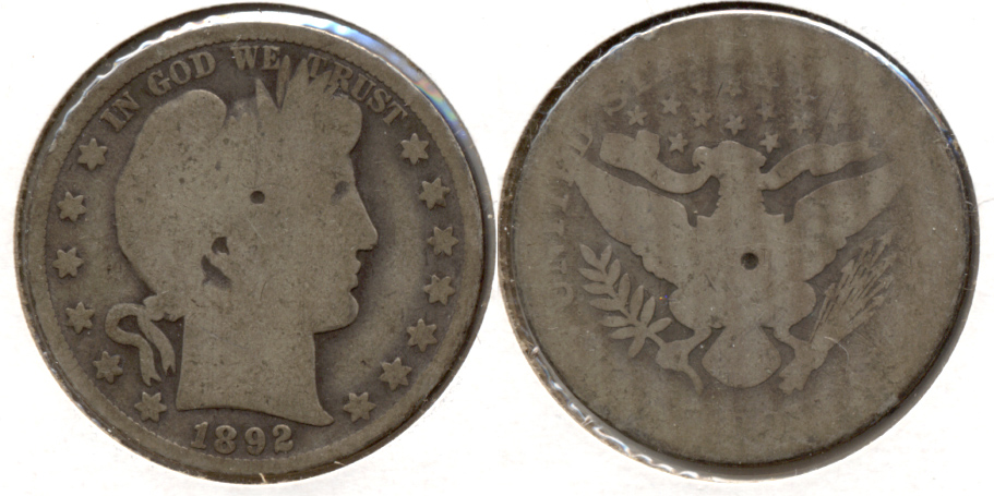 1892 Barber Half Dollar AG-3 a